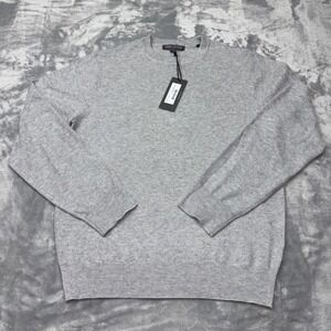 Slate‎ & Stone Light Grey Crew Neck Textured Sweater Mens Medium NWT